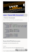Java XML Tutorials syot layar 1