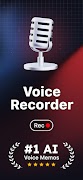 Voice Memos: AI Note Recorder পোস্টার