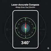 Gps Smart compass for Android poster