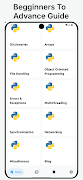 Learn Python Tutorials screenshot 1