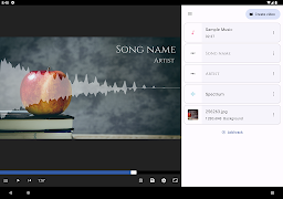 4 Schermata Visualization Video Maker