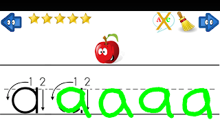 الاطفال تعلم الكتابة - ABC تصوير الشاشة 3