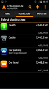 GPS Arrow Navigator LITE screenshot 1