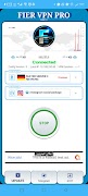برنامه‌نما FIER VPN PRO عکس از صفحه
