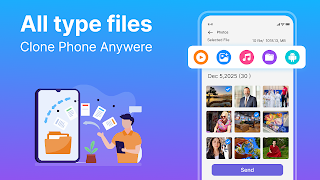 Smart Mobile Switch data share syot layar 5