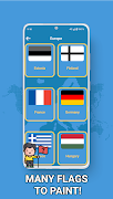 برنامه‌نما Flags Coloring عکس از صفحه