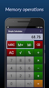 Simple Calculator captura de pantalla 2