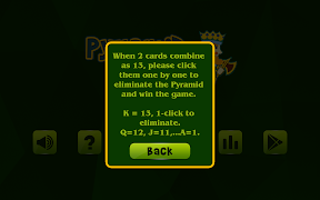 برنامه‌نما Pyramid Solitaire عکس از صفحه