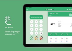 ClockInApp Tablet Screenshot 3