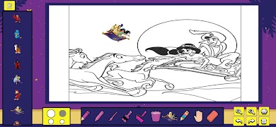 7 Schermata Aladdin Coloring