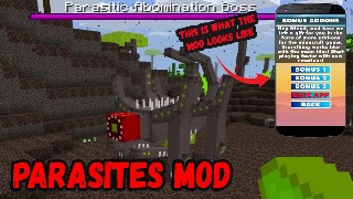 برنامه‌نما Parasites Mod For Minecarft PE عکس از صفحه