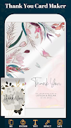 Thankyou Invitation Card Maker تصوير الشاشة 4