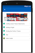 How to write thesis statement capture d'écran 2