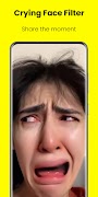 Crying Face Video Filter पोस्टर