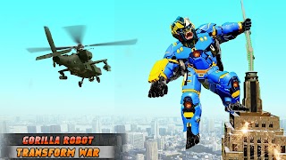 Robot Gorilla City Smasher – Robot Transform Game スクリーンショット 3