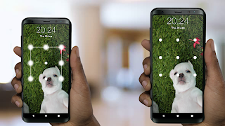 köpek kilit ekranı gönderen