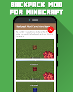 Backpack Mod স্ক্রিনশট 1