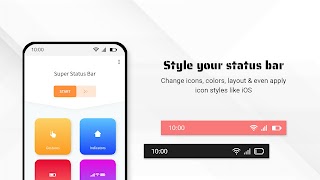 برنامه‌نما Status Bar Customization عکس از صفحه
