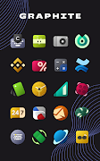 Graphite Icon Pack स्क्रीनशॉट 1