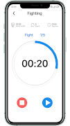 Boxing Round Interval Timer اسکرین شاٹ 3