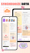 Cute Notes Notebook & Organize اسکرین شاٹ 6