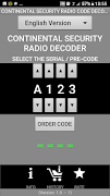 Brazil A123 Radio Code Decoder ポスター