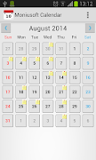 Moniusoft Calendar اسکرین شاٹ 6
