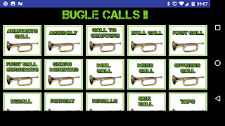 برنامه‌نما Bugle Calls II عکس از صفحه