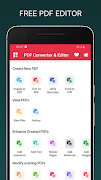 पीडीएफ कनवर्टर और पीडीएफ मेकर स्क्रीनशॉट 1