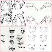پوستر Drawing Anime Step By Step