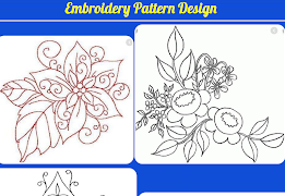Embroidery Pattern Design plakat