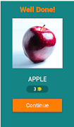 Fruits and Vegetable Quiz スクリーンショット 1