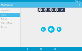 7 Schermata Mobile control