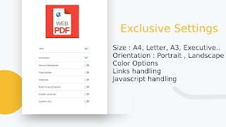Web to PDF Converter 스크린샷 6