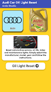 برنامه‌نما Oil Light Reset Audi عکس از صفحه