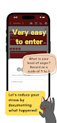 Anger Diary Text:angry log app screenshot 3