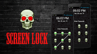 Screen Lock Pattern Skull capture d'écran 4