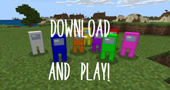 Impostor in Minecraft mod map poster