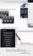 Thumb Keyboard captura de pantalla 5