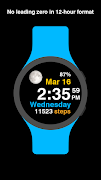 Moon Steps Watch Face screenshot 2