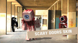 Scary Doors Mod Skin Minecraft 截图 3