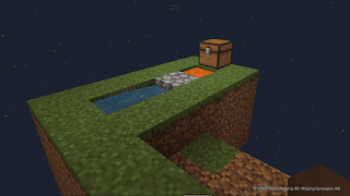 One Block for Minecraft pe poster