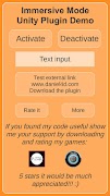 برنامه‌نما Immersive Mode Unity3D Plugin عکس از صفحه