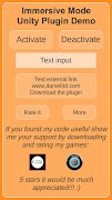 Immersive Mode Unity3D Plugin 截图 2
