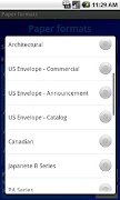 Paper formats 截图 1