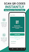 यहां स्कैन करें: QR स्कैनर पोस्टर