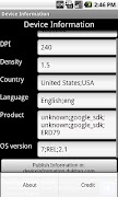 Device Information ภาพหน้าจอ 2