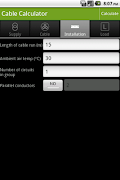 Cable Calculator imagem de tela 2