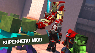 Superhero Mod for Minecraft pe syot layar 6