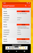 Router Default Password capture d'écran 5